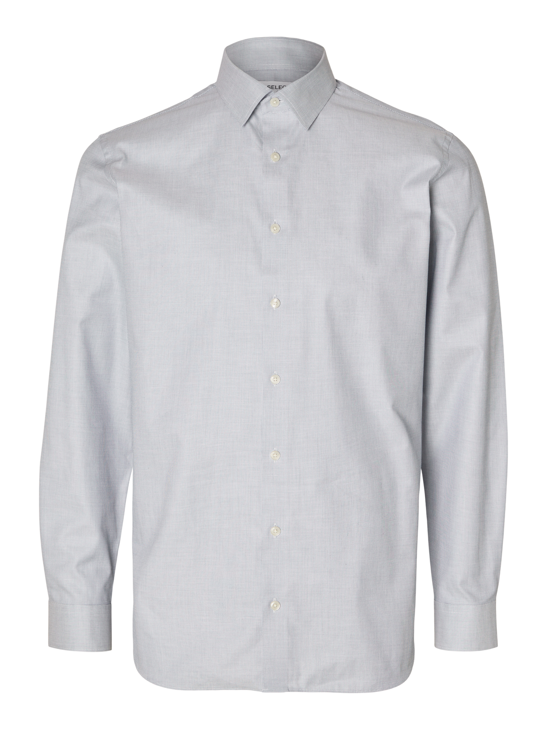 Ethan Slim Skjorte - Blå/ True Navy